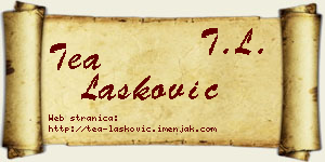 Tea Lasković vizit kartica